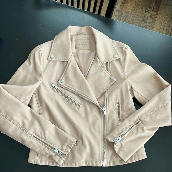 Blank NYC Jackets & Blazers - [Blank NYC] Pink Motorcycle Jacket